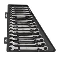 MILWAUKEE 4932464994 ráčnové klíče MAX BITE 15°, sada 15ks, 8-22mm