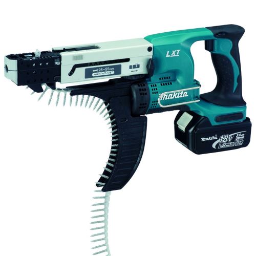 MAKITA Aku šroubovák se zásobníkem 25-55mm,Li-ion 18V/3,0Ah,systainer