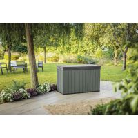KETER 17212311 DARWIN 662L Zahradní úložný box 142,5 x 65,3 x 89,5 cm, šedý 259324 (1)