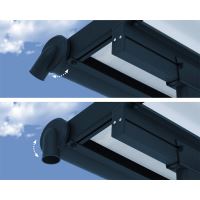 PALRAM Sierra 3000 antracit 3x3 hliníková montovaná pergola 703120 (8)