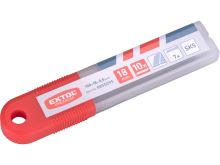Náhradní břity se zoubkovým ostřím pro ulamovací nože, šíře 18mm, 10 kusů EXTOL PREMIUM (1)