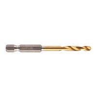 MILWAUKEE Vrták do kovu šestihranná stopka 1/4" RED HEX HSS-G TiN 4,5mm