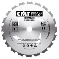 CMT Kotouč pilový pro křovinořezy, rozměru 250 x 235.4mm, 20 zubů, šířka SK plátků 2.20mm CMT Kotouč pilový pro křovinořezy, rozměru 250 x 235.4mm, 20 zubů, šířka SK plátků 2.20mm