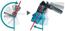 MAKITA Aku kladivo SDS-Plus s AWS Li-ion XGT 40V/4,0Ah,Makpac (3)