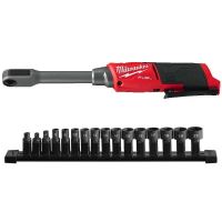 MILWAUKEE M12FPTR-0 aku průchozí ráčna se sadou ořechů 4933499413