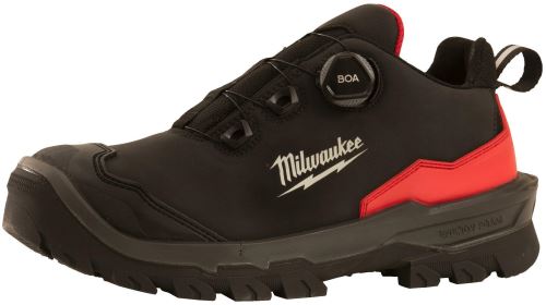 MILWAUKEE 4932493792 ARMOURTRED S3S nízká bezpečnostní pracovní kožené boty černé BOA B1L110111W ESD HRO SC FO LG SR velikost 48