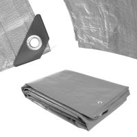 Plachta Procraft ST20x20 200g/m2 nepromokavá s oky 20x20 m stříbrná