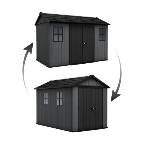 KETER zahradní domek Newton Plus wide 11x7,5 šedý s podlahou 17212880