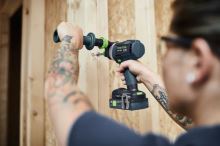 FESTOOL Akumulátorový příklepový vrtací šroubovák QUADRIVE TPC 18/4 Basic-Set/XL (3)