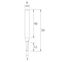 IGM M101 Drážkovací fréza - D3x12 L59 S=6 HWM (3)