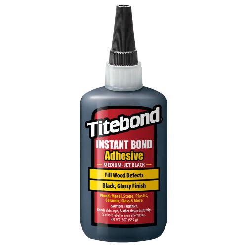 Titebond Instant Medium Jet Black Rychleschnoucí lepidlo - 59ml 123-8211