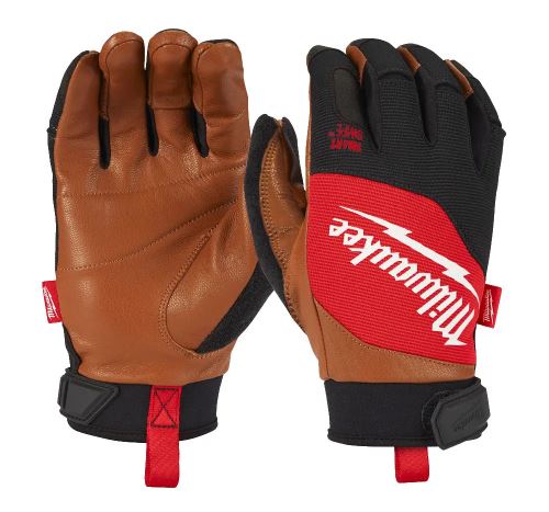 MILWAUKEE Hybridní kožené rukavice 10/XL