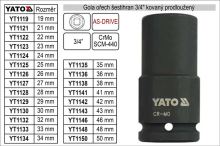 Gola ořech šestihran 3/4" kovaný prodloužený 21mm