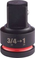 MILWAUKEE 4932480406 Průmyslové hlavice adaptér Shockwave z 3/4" na 1"
