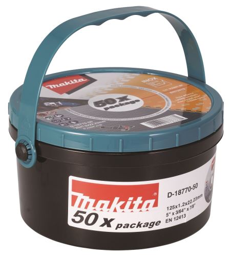 MAKITA kotouč řezný nerez 125x1.2x22.23mm, 50ks