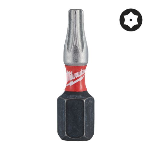 MILWUKEE Šroubovací bity torx navrtávaný ShW TX BO10 25mm-2ks 4932471580