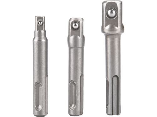 EXTOL PREMIUM  Adaptéry SDS+ pro nástrčné ořechy 1/4", 3/8“, 1/2“