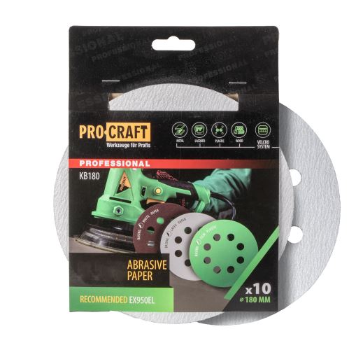 Brusný výsek (papír) 10 ks. Procraft КB180.240