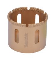 MAKITA děrovka s diamantovým zrnem 64mm (se závitem 5/8" 18UNF a otvory) (1)