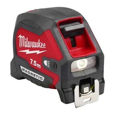 MILWAUKEE magnetický svinovací metr s LED 7,5 m 4932492469