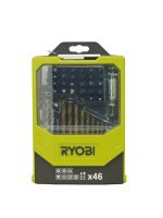 RYOBI RAK46MIX 46ks sada vrtáků a šroubovacích bitů