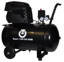 INAIRCOM Start 190-08-50M - Pojízdný pístový kompresor START 1,5 kW