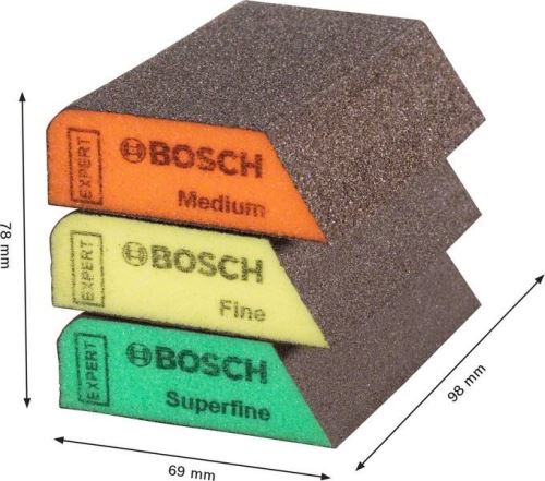 BOSCH Brusná houbička S470 Combi 3 ks 2608901174