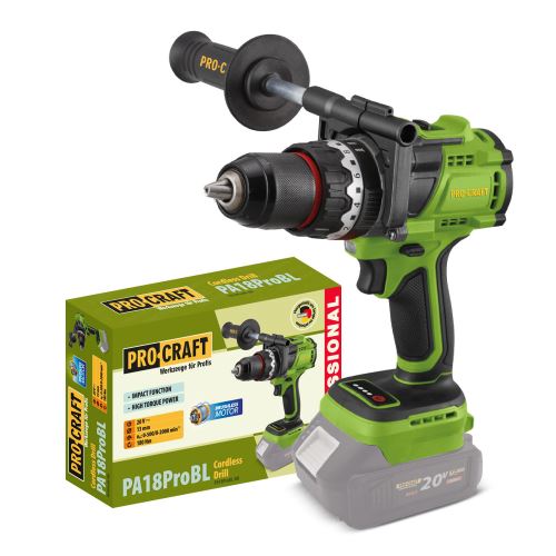 Aku vrtací šroubovák Procraft PA18ProBL (bez baterie a nabíječky)
