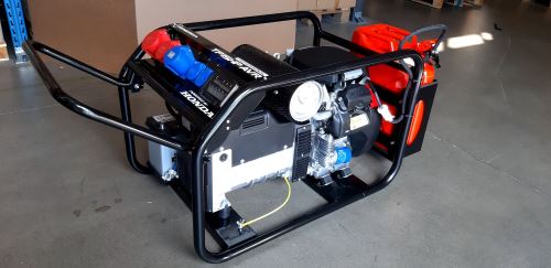 HONDA Generga Třífázová elektrocentrála TP 15 HP s podvozkem