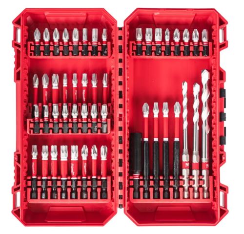 MILWAUKEE 4932492005 Sada bitů v kufříku SHOCKWAVE IMPACT DUTY - 48ks