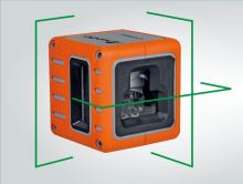 NEDO Cube Green je zelený křízový laser s přesností +/- 3mm / 10m a dosahem 25m