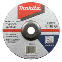 MAKITA  brusný kotouč na kov 180 x 6 x 22 ocel A-80949 (1)