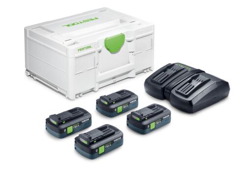 FESTOOL Napájecí sada SYS 18V 4xTBX4/TCL6DUO