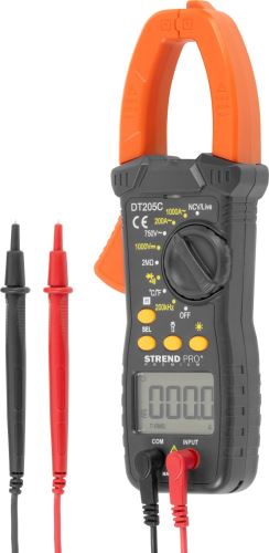 STREND PRO 218900 DT205C Multimeter Strend Pro Premium, digitálnÍ, klešťový, 1000A