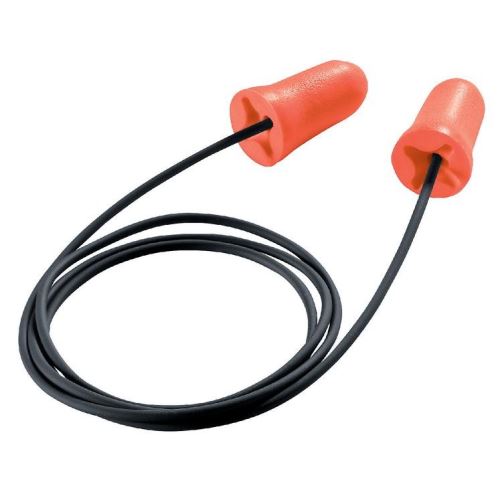 Uvex com4-fit špunty do uší -zátky s tkanicí, růžové 10 párů