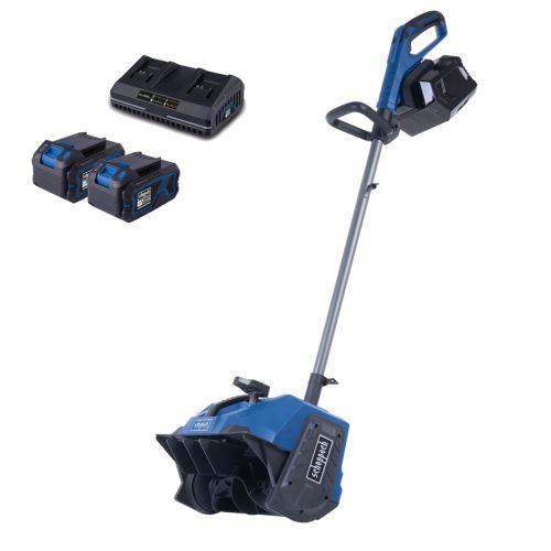 Scheppach BC-SNB410-X-SET XL2 2x20 V IXES aku sněhová fréza + 4Ah baterie + duální nabíječka 4,5 A