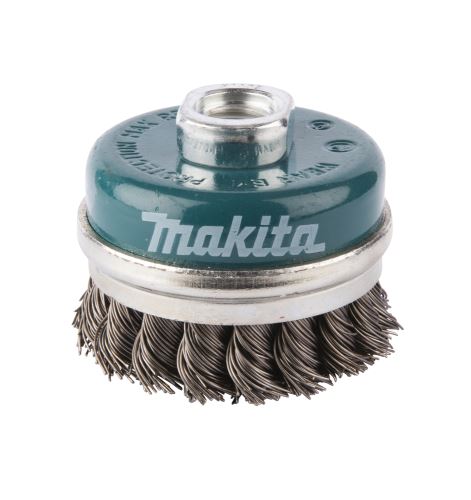 MAKITA miskovitý kartáč z ocelového drátu,vlnitý drát 0,5mm,60mm