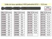 MAGG Vrták do kovu HSS 8.9 mm - jednotlivě MAGG Vrták do kovu HSS 8.9 mm - jednotlivě