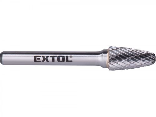 Stopková fréza do kovu, kulatý oblouk, pr.10x20mm/stopka 6mm,sek střední(double-cut)