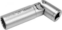 YATO Gola ořech klíč na svíčky 14mm dvanáctihran 3/8" s kloubem YATO Gola ořech klíč na svíčky 14mm dvanáctihran 3/8" s kloubem