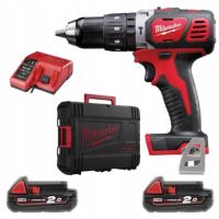 MILWAUKEE M18BPD-202X aku příklepová vrtačka šroubovák  v kufru 4933446189