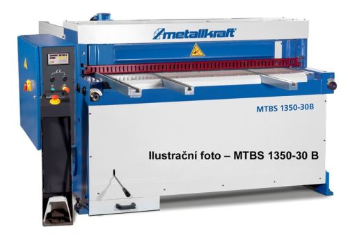 Metallkraft  Elektrické nůžky na plech MTBS 1540-40 B s programovatelným zadním dorazem