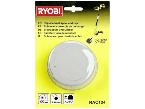 RYOBI RAC124  Cívka a kryt do akumulátorové strunové sekačky s 1.6mm strunou