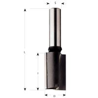 IGM CMT Drážkovácí fréza se zavrtávacím zubem 12x50mm dřík 12mm  C17712111 (1)