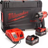 MILWAUKEE M18FMTIW2F12-502X, aku rázový utahovák 1/2" 2x5Ah baterie v kufru ZDARMA KOŽENÉ RUKAVICE MILWAUKEE M18FMTIW2F12-502X, aku rázový utahovák 1/2" 2x5Ah baterie v kufru ZDARMA KOŽENÉ RUKAVICE