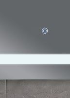 Koupelnové zrcadlo s LED osvětlením, protizamlžovací funkcí a regulací jasu, MR09-80×60-REVERSE Twee (7)