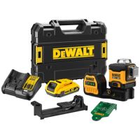 DEWALT DCE089D1G18 liniový laser 3 osy 18V 1x 2ah baterie nabíječka