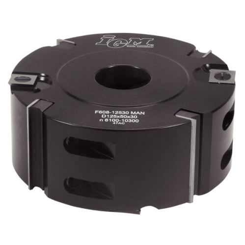 CMT IGM falcovací fréza 50 mm s rovnými zuby D125x50/d30/Z4 V4 ocel F608-92530