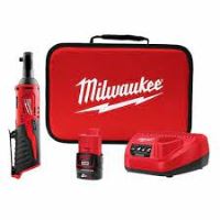 MILWAUKEE M12IR-201B 1/4  aku ráčna M12 2xah bateria a nabíječka