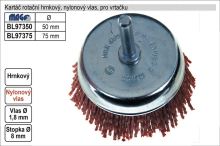 MAGG Kartáč rotační hrnkový nylonový 75mm BL97375